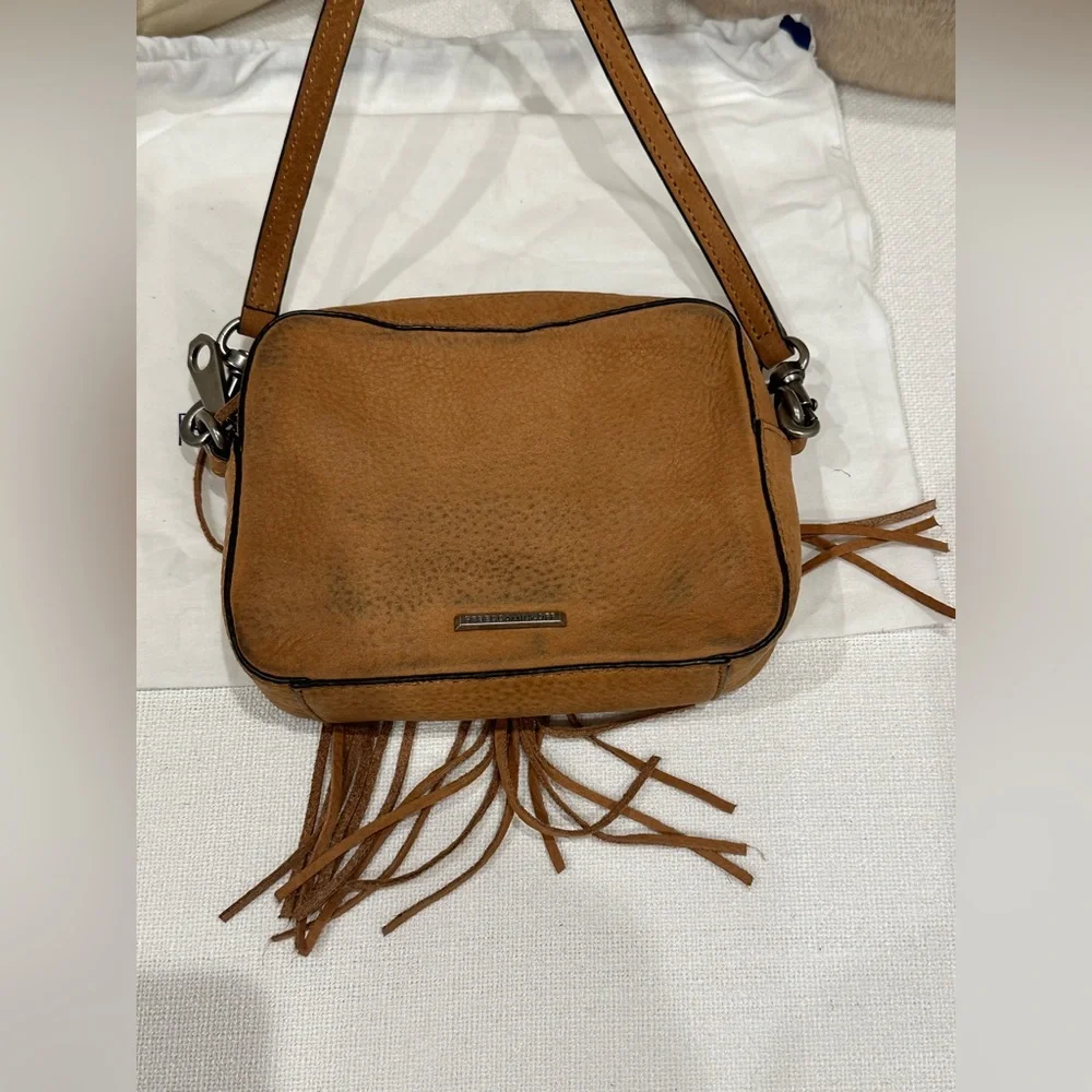 Rebecca minkoff suede small tassel bag with silver hardware - Picture 3 of 6